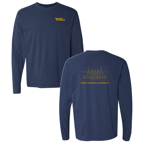Comfort Colors Ringspun Long Sleeve Tee -- True Navy