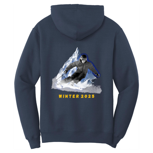 Port and Company Core Fleece Pullover Hooded Sweatshirt -- Navy