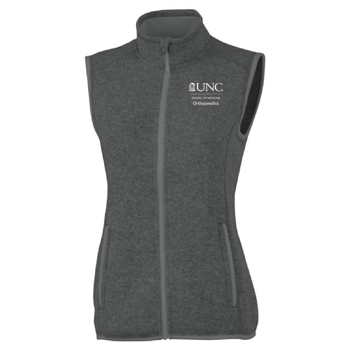 Charles River Womens Pacific Heathered Vest -- Charcoal Heather