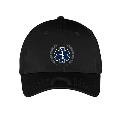 Port and Company 6-panel Twill Hat -- Black