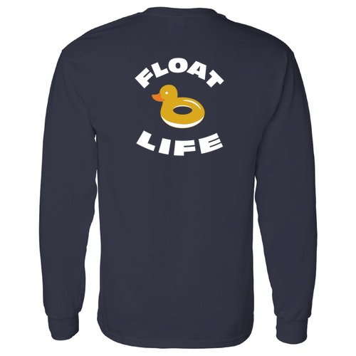 Gildan Heavy Cotton Longsleeve Basic T-Shirt -- Navy