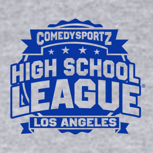 Blue Comedy Sportz Raglan -- Sport Grey / Royal