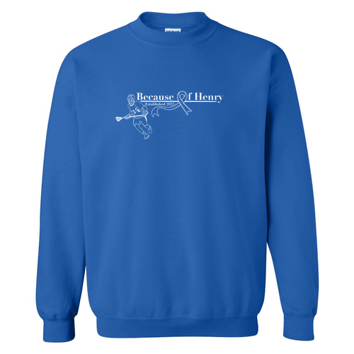 Heavy Blend Crew Neck Sweatshirt -- Royal