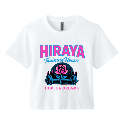 Hiraya Miami Crop Tee -- White