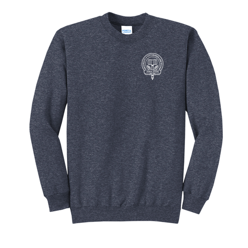 Port and Company Classic Crewneck Sweatshirt -- Heather Navy