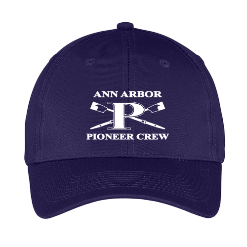 Mens/Unisex Port and Company 6-panel Twill Hat -- Purple