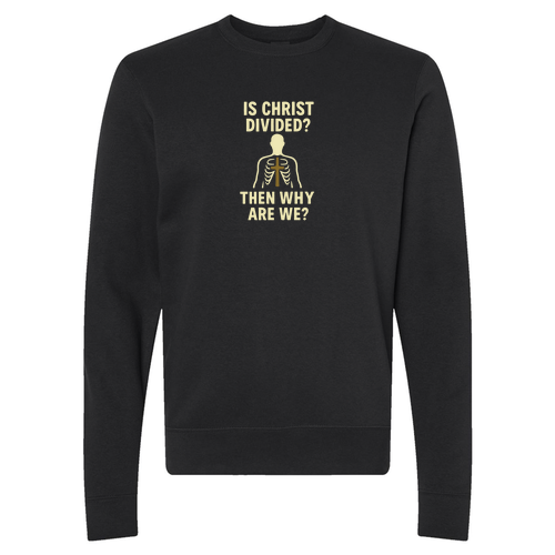 Divided Crewneck Sweater -- Black