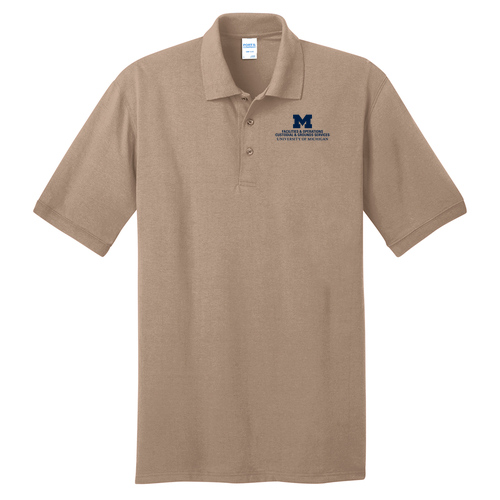 Port & Company Tall Core Blend Jersey Knit Polo -- Sand, $21