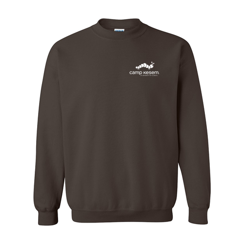 Gildan Heavy Blend Crew Neck Sweatshirt -- Dark Chocolate