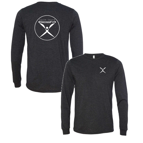 Bella+Canvas Charcoal Black Triblend Long Sleeve Tee