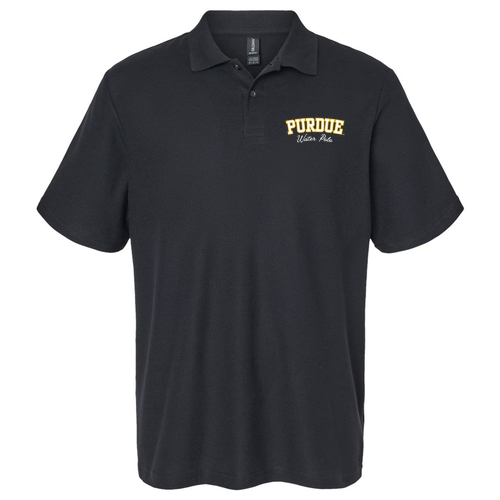 Gildan Adult Softstyle Pique Polo -- Black