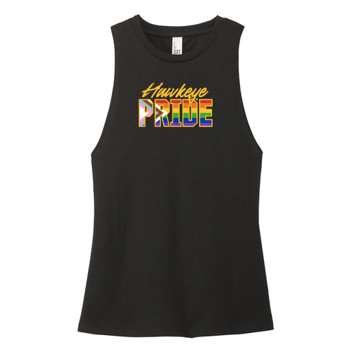 District Women's Perfect Tri Muscle Tank -- Black