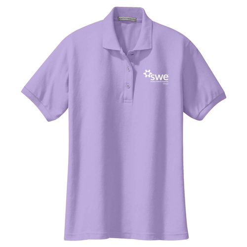 Port Authority Ladies Silk Touch Sport Shirt. -- Bright Lavender