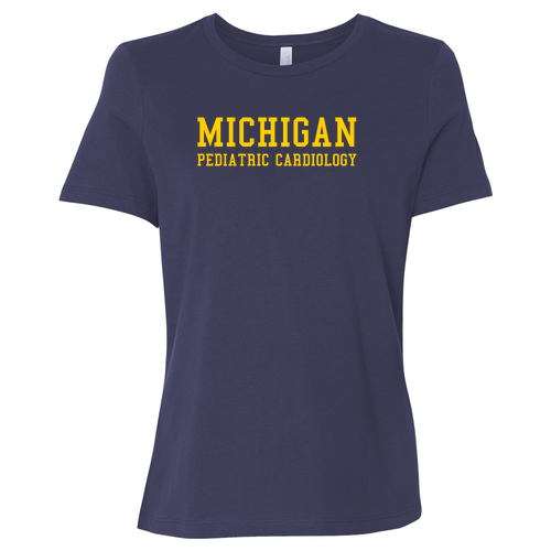 Ladies Bella Canvas Soft Relaxed Jersey Short Sleeve Tee -- Navy