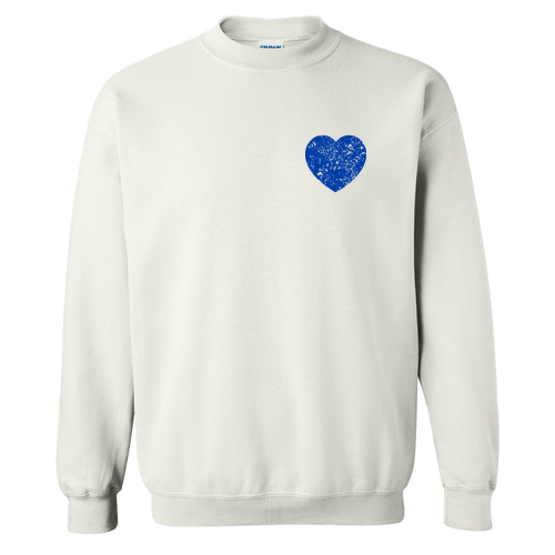 Gildan Heavy Blend Crew Neck Sweatshirt -- White