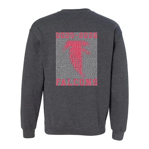 Gildan Heavy Blend Crewneck Sweatshirt -- Dark Heather