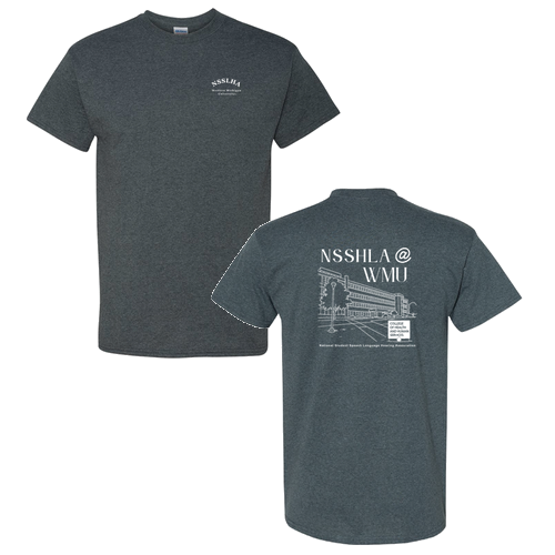 NSSLHA @ WMU Gildan Heavy Cotton T-Shirt -- Dark Heather