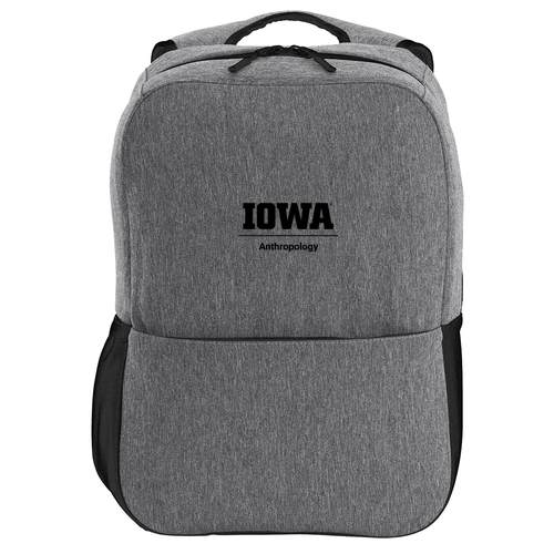 Port Authority Access Square Backpack -- Heather Grey / Black