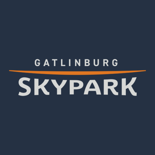 Gatlinburg Skypark Logo 1 Grey & Orange Ink -- Sponge Fleece Crewneck Sweatshirt Navy