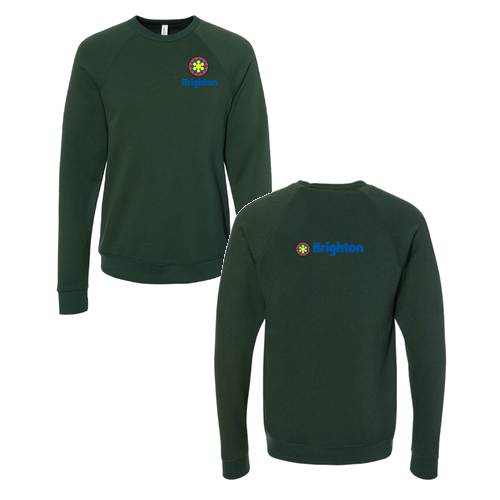 Brighton Logo 2 Full color -- Crewneck Sweatshirt Forest
