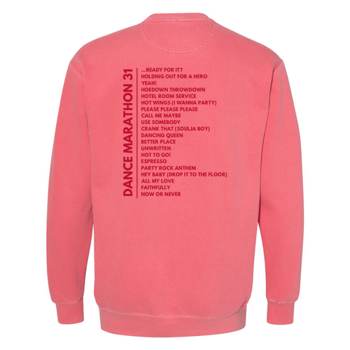 Comfort Colors Crewneck Sweatshirt -- Watermelon