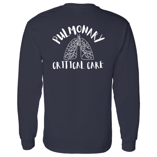 Gildan Heavy Cotton Longsleeve Basic T-Shirt -- Navy