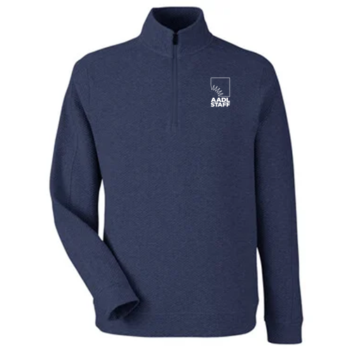 Regular Noth North Spirit Textured Quarter-Zip -- Classic Navy Hth