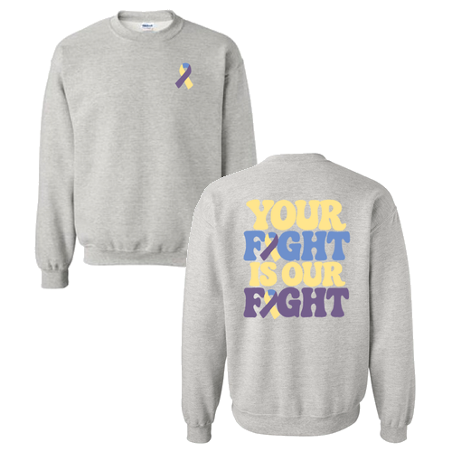 Gildan Heavy Blend Crew Neck Sweatshirt -- Ash