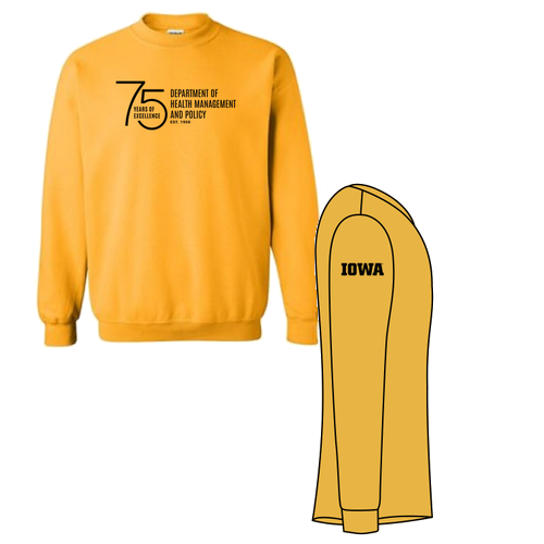 Gildan Heavy Blend Crew Neck Sweatshirt -- Gold