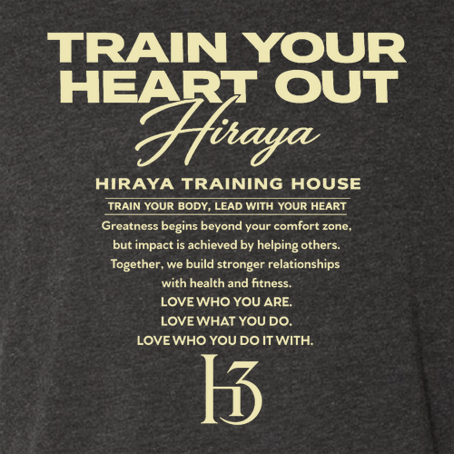 Year 3 TRAIN YOUR HEART OUT Unisex Tank -- Vintage Black