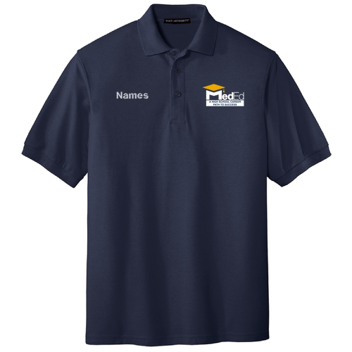 Port Authority Silk Touch Sport Shirt -- Navy