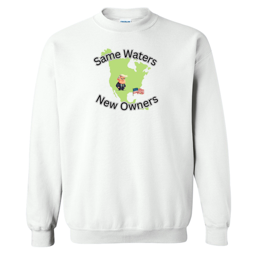 Gildan Heavy Blend Crew Neck Sweatshirt -- White