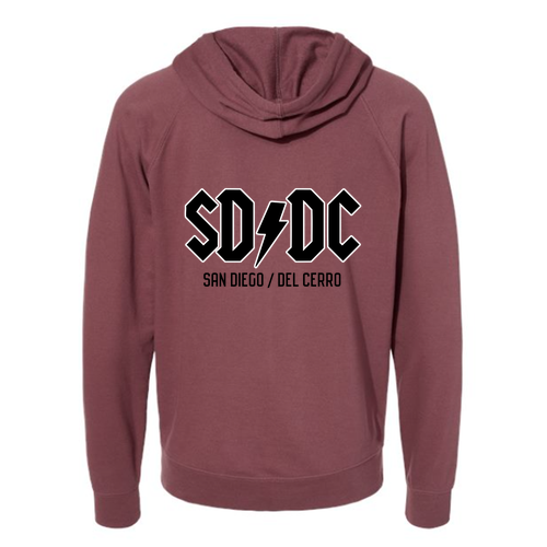 For Those About to Rock Adult Full Zip Hooded Sweatshirt