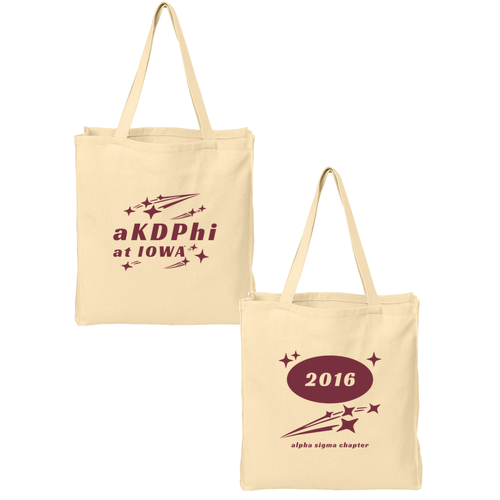 Port and Company Over The Shoulder Grocery Tote -- Natural