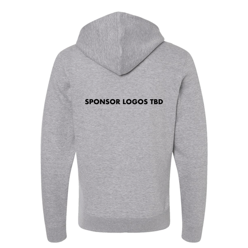 J America Unisex BTB Fleece Hooded Sweatshirt -- Oxford