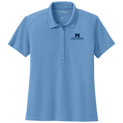 Port Authority Wearever Performance Pique Polo -- Carolina Blue, $28