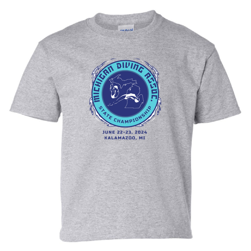 Gildan Ultra Cotton Youth Basic T-Shirt -- Sport Grey