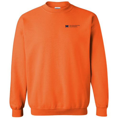 Gildan Heavy Blend Crewneck Sweatshirt -- Safety Orange, $15