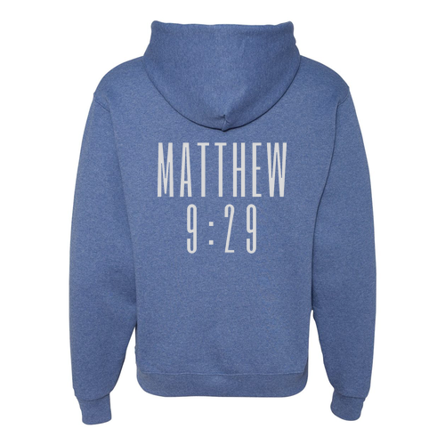 It Will Happen Hoodie -- Vintage Heather Blue