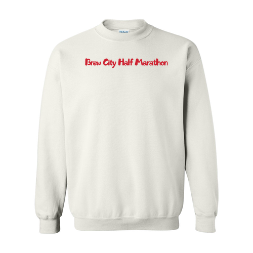 Gildan Heavy Blend Crew Neck Sweatshirt -- White