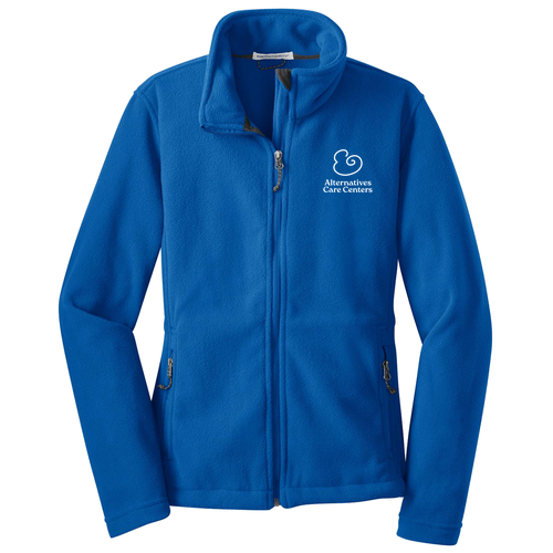 Port Authority Ladies Fleece Jacket -- True Royal