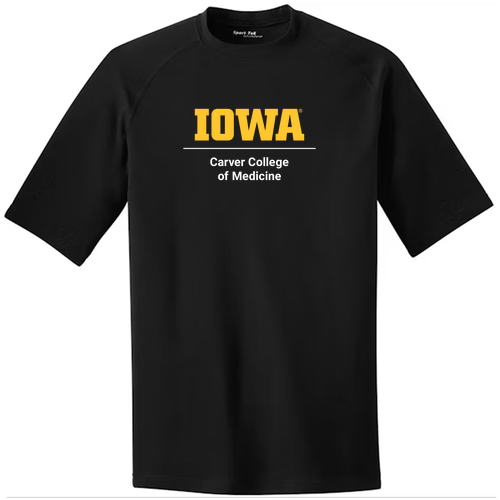 Printed CCOM Logo Sport Tek Ultimate Performance Tee -- Black