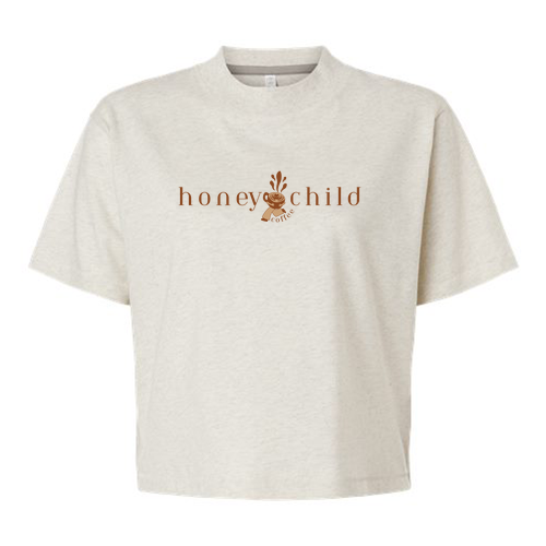 Live & Tell by LAT Ladies' Boxy Tee -- Natural Heather