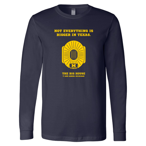 Bella Canvas Soft Fitted Jersey Longsleeve Tee -- Navy