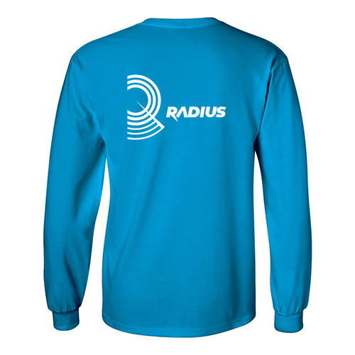 Gildan Ultra Cotton Longsleeve Basic T-Shirt -- Sapphire