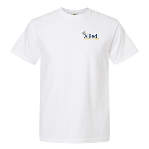 Screen Printed Comfort Colors Heavyweight Adult T-Shirt -- White