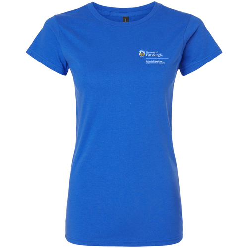 Gildan Ladies Fashion Fit T-Shirt -- Royal
