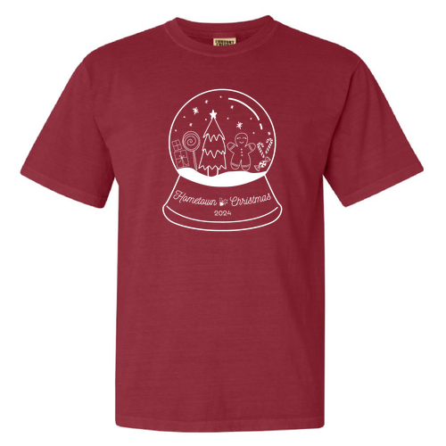 Comfort Colors Ringspun Garment Dyed T Shirt -- Crimson