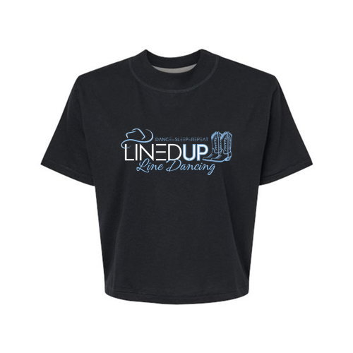 LAT Ladies' Boxy Tee -- Blended Black