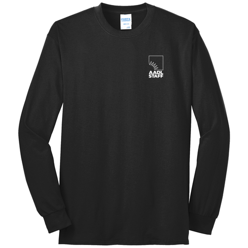 Regular Port and Company Long Sleeve 50/50 T Shirt -- Jet Black